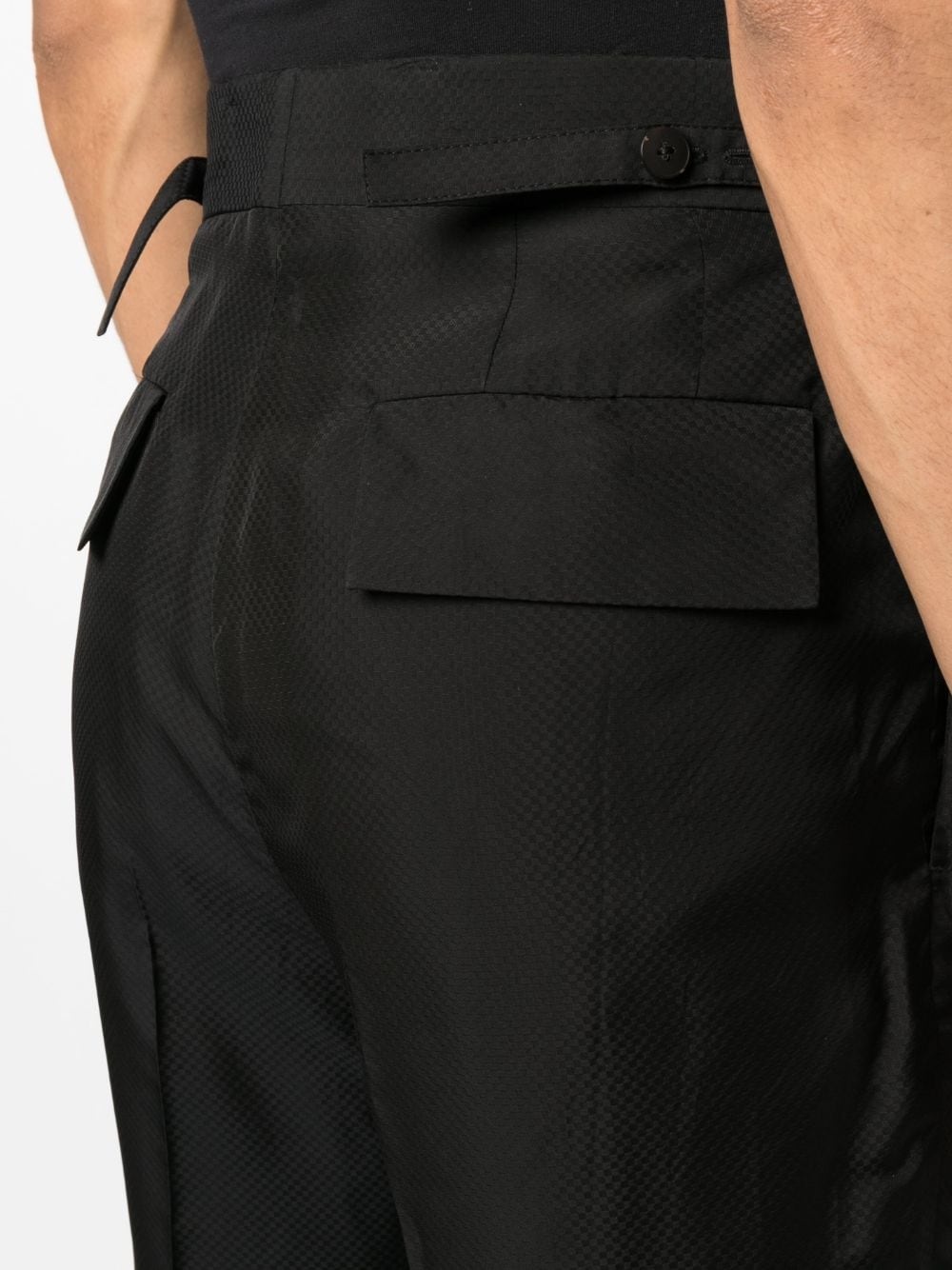 straight-leg tailored trousers - 5