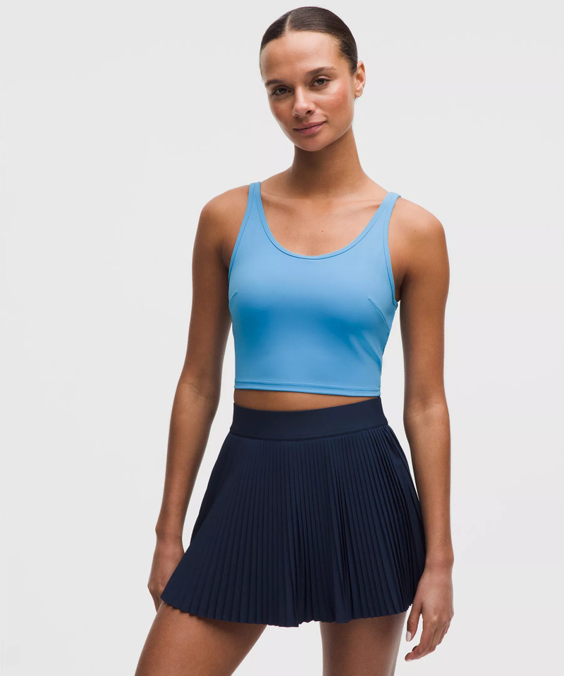 Scoop-Neck Cutout Tennis Tank Top *Medium Support, B/C Cup 1
