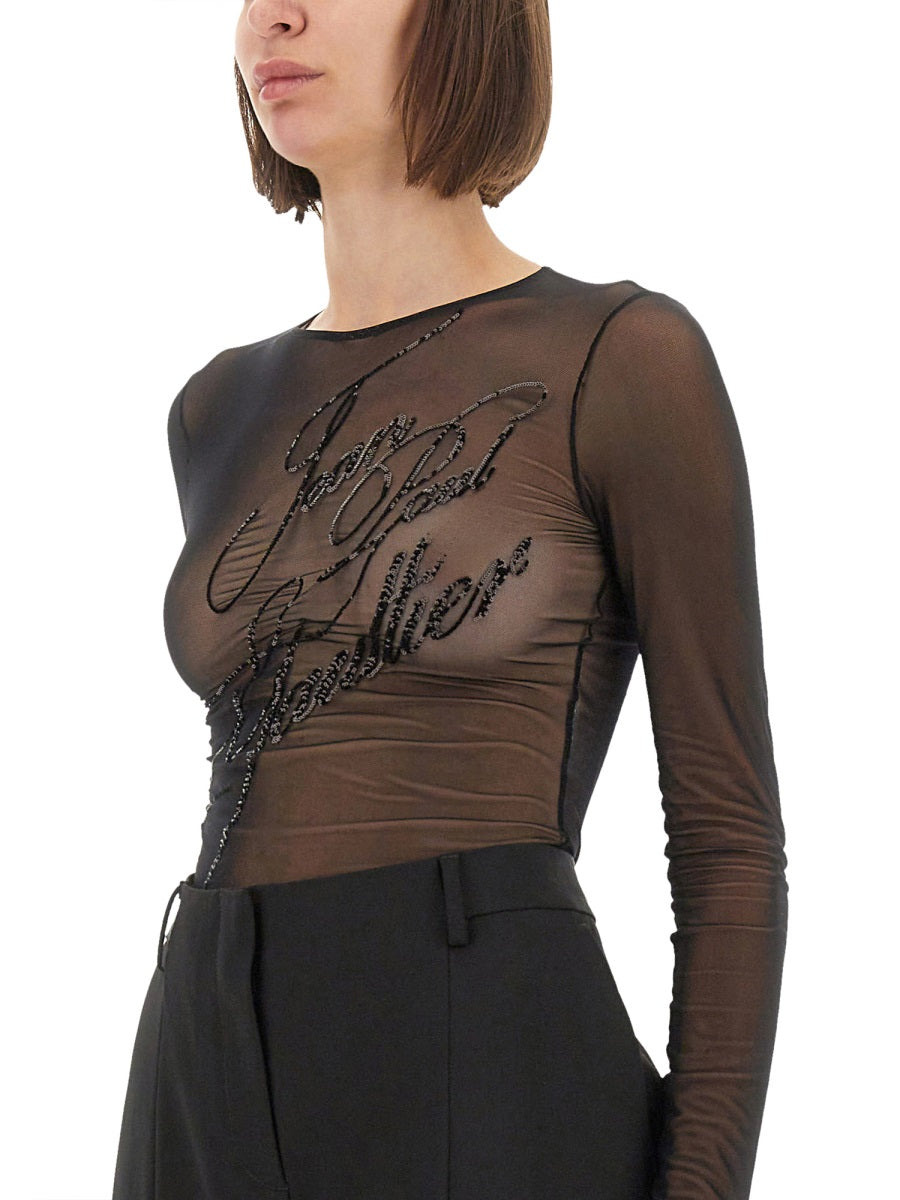 Top With Embroidered Logo - 4