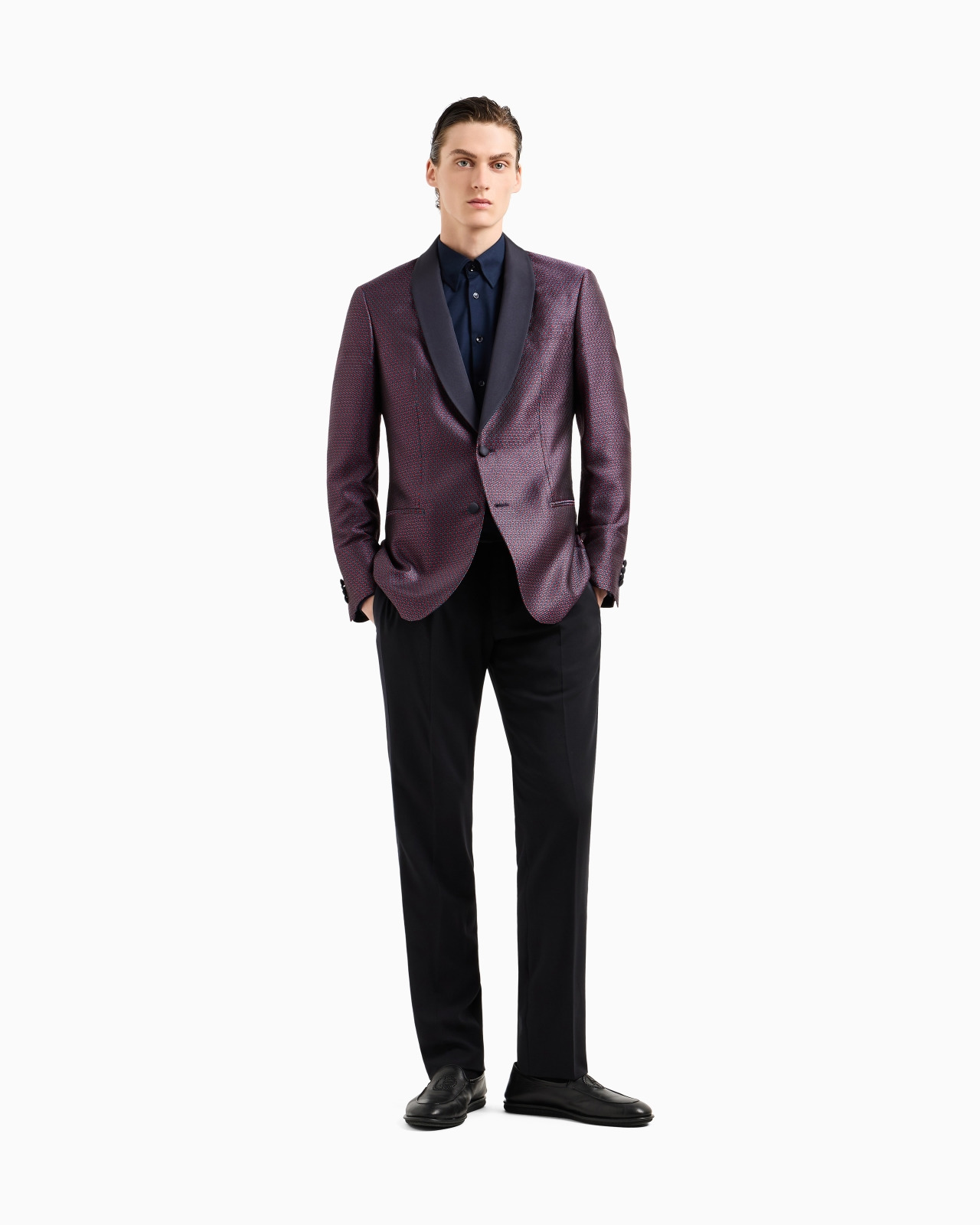 Icon slim-fit, cotton jersey shirt - 2