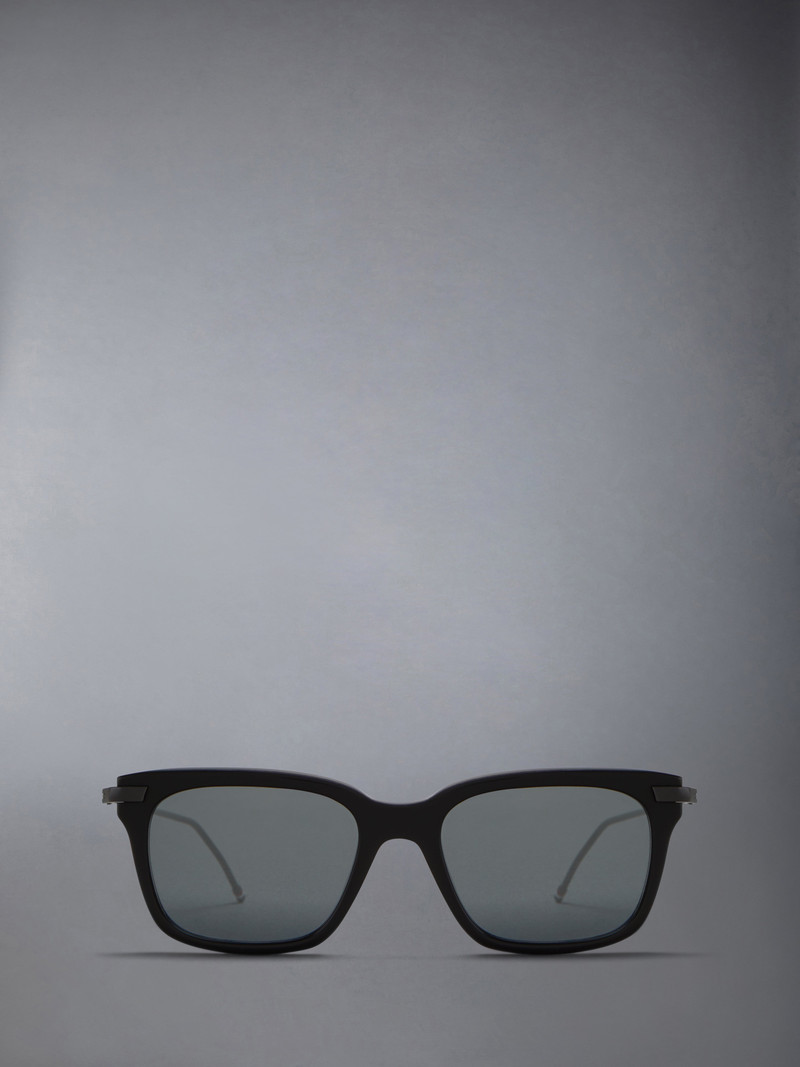 Acetate and Titanium Rectangular Sunglasses 1