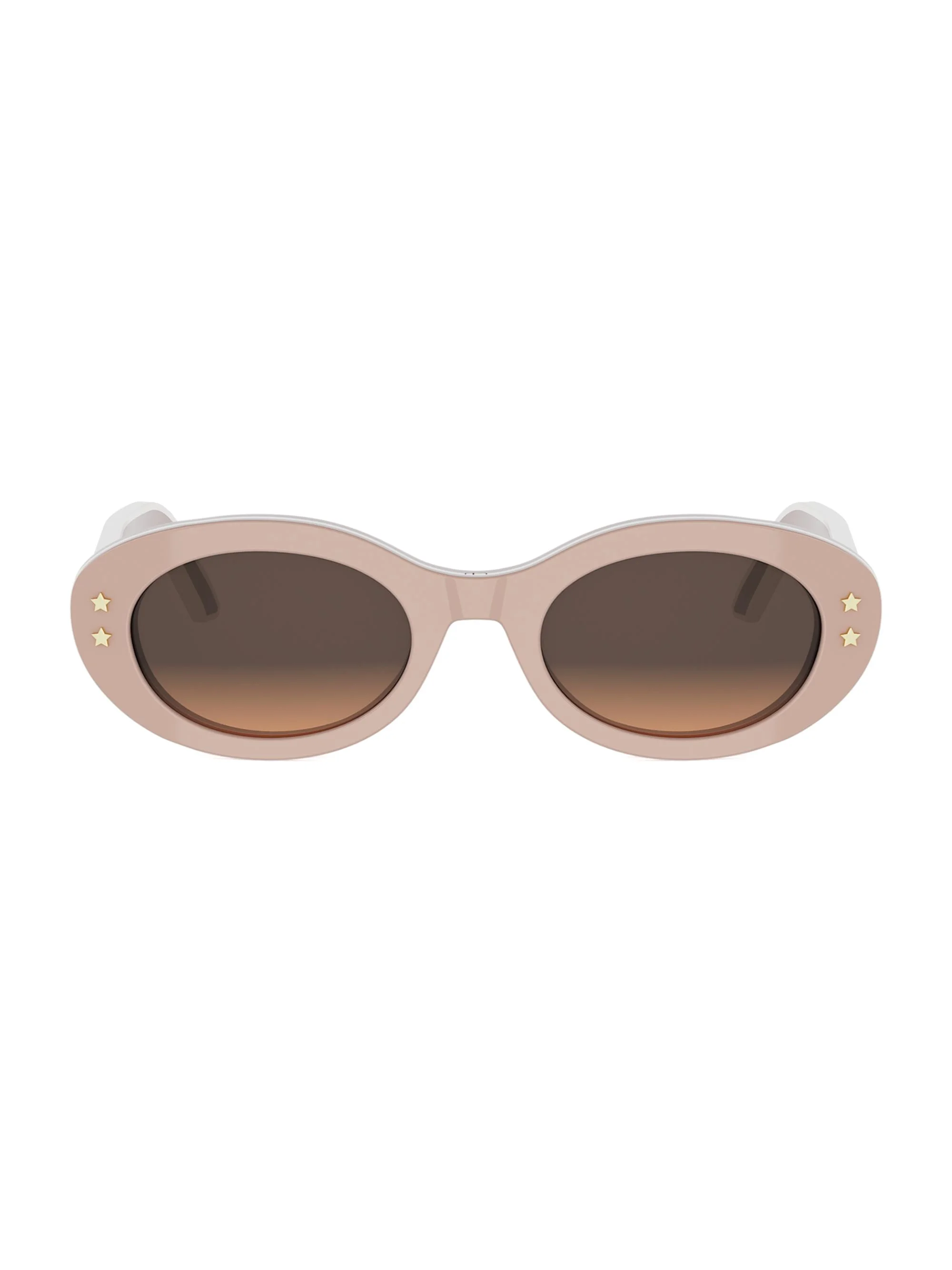 Women's DiorPacific B4I 51MM Oval Sunglasses - Shiny Pink And Gradient Brown - 1
