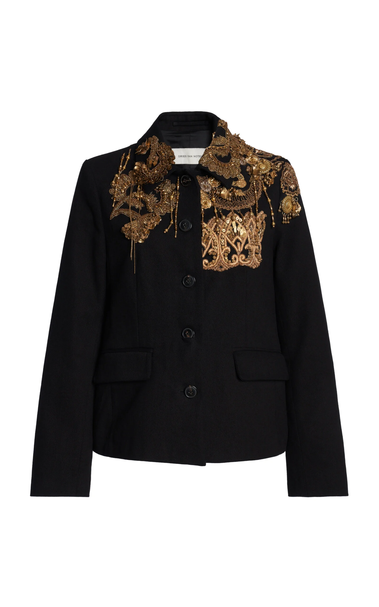 Bettsy Embellished Cotton-Corduroy Jacket - 1
