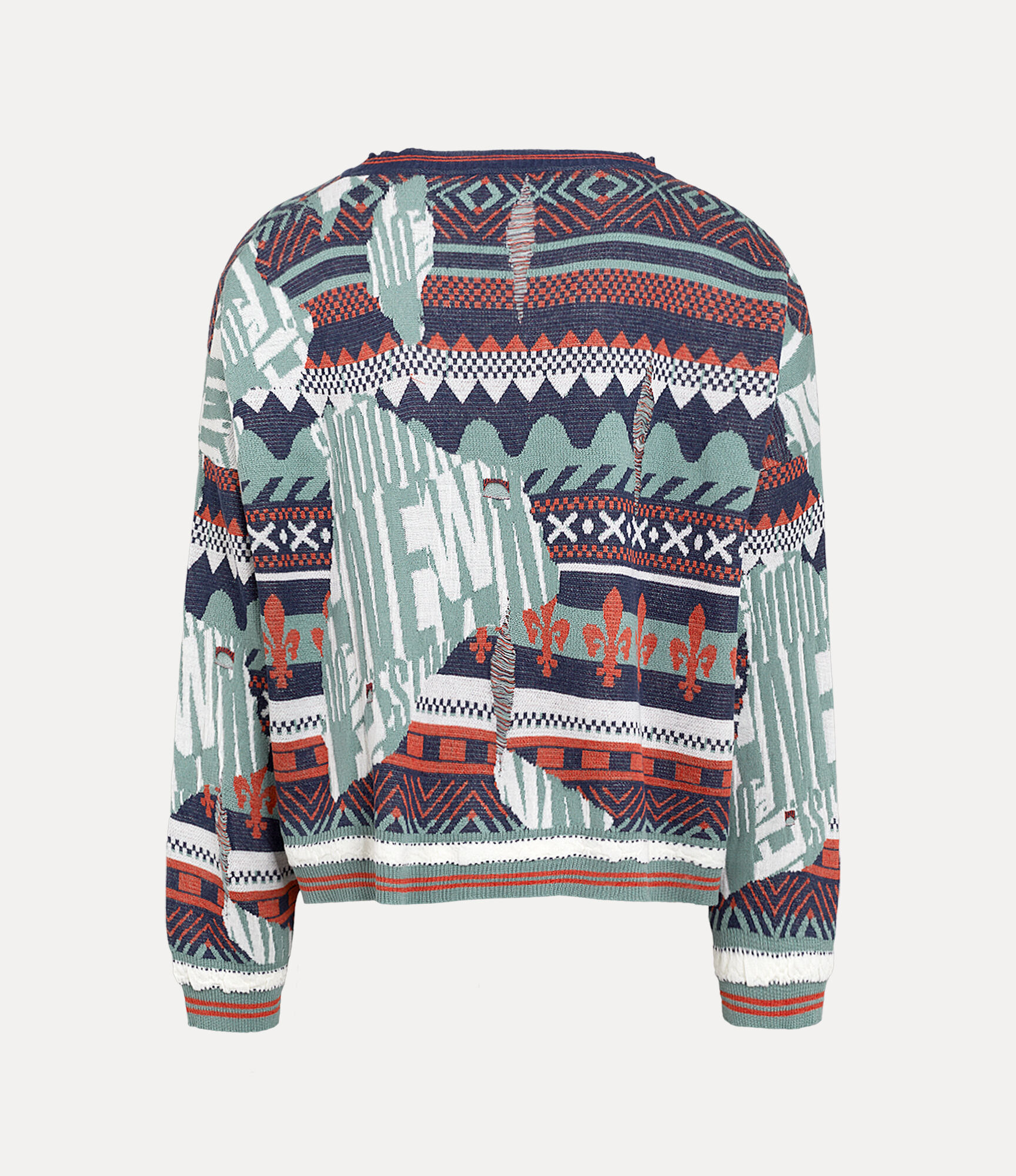 BROKEN FAIR ISLE JUMPER - 8