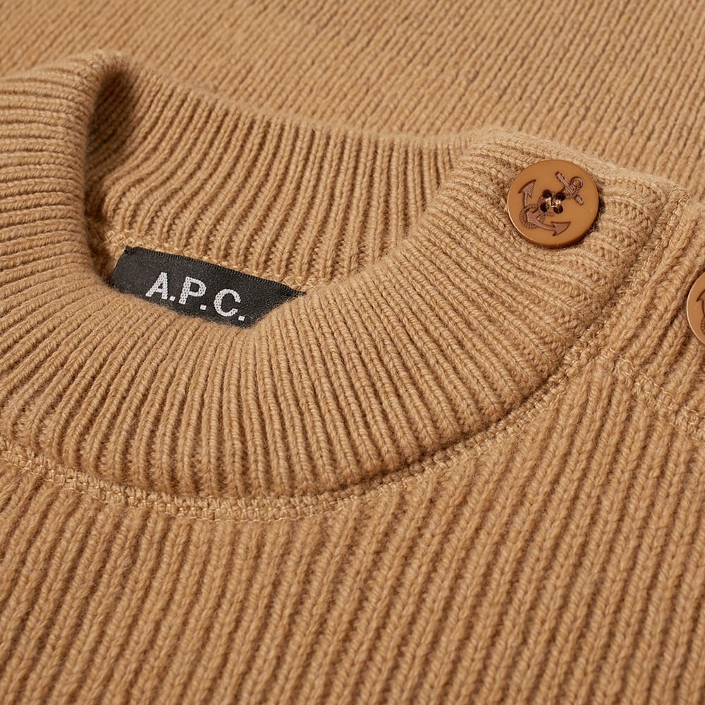 A.P.C. Alan Sleeve Logo Knit - 2