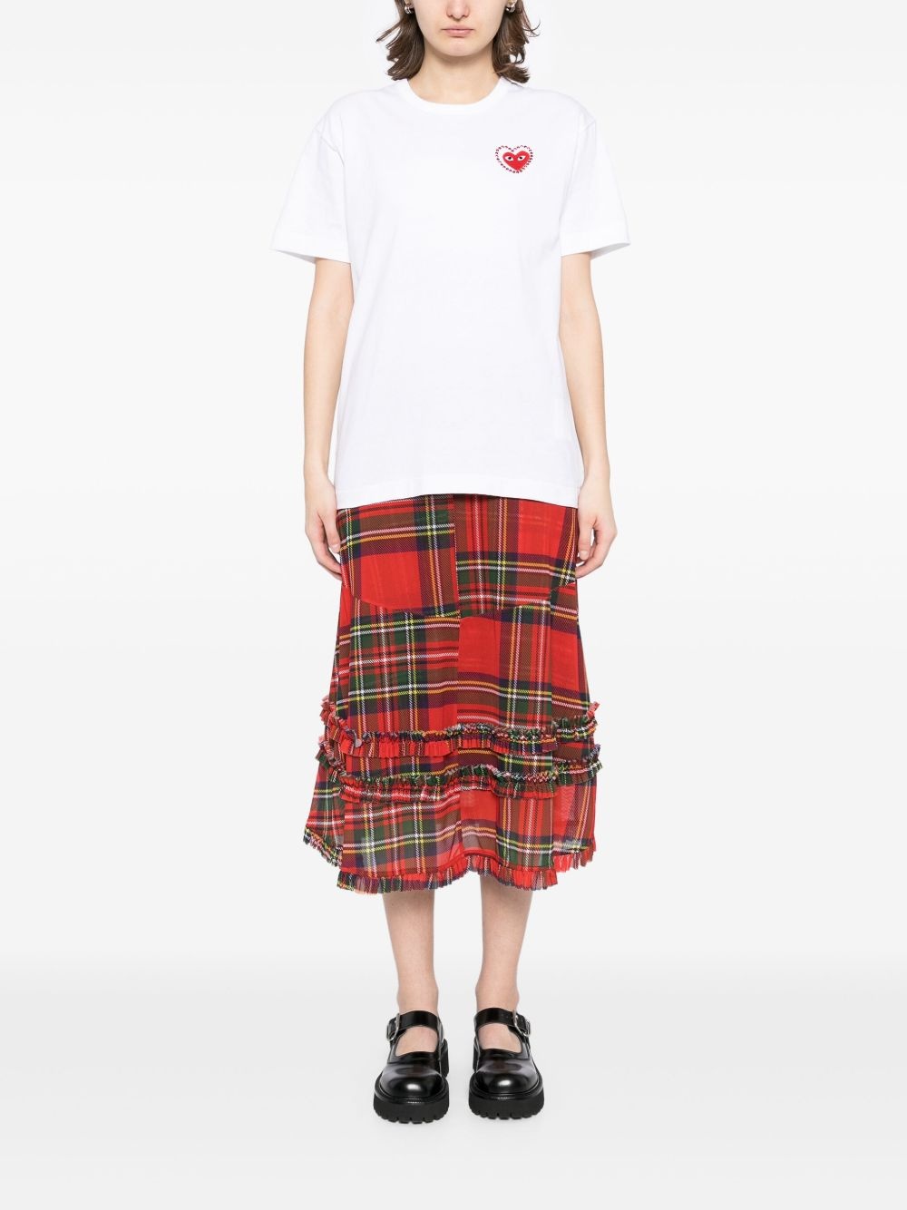 logo patch T-shirt - 2