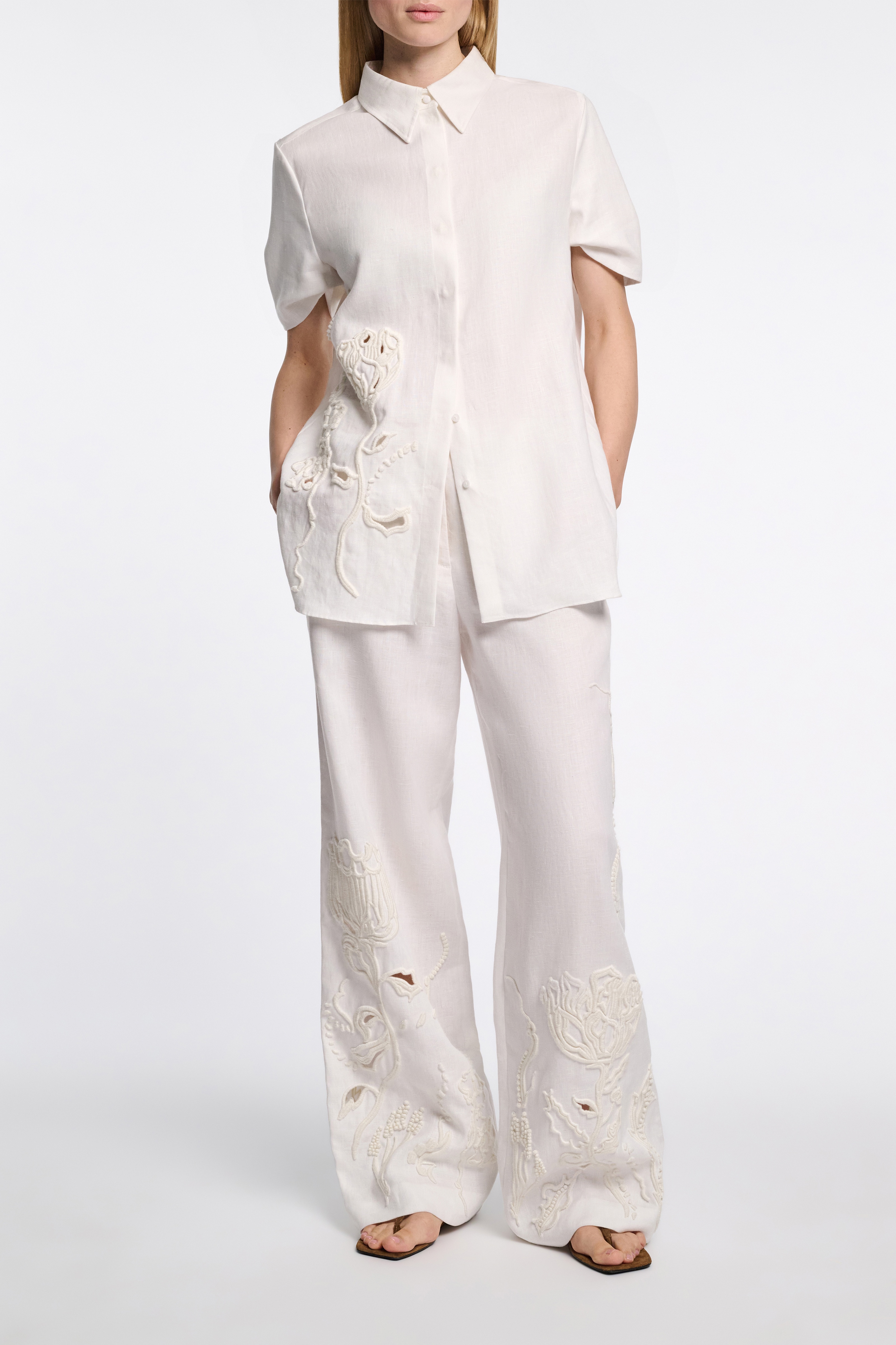 EMBROIDERED BEAUTY pants - 2
