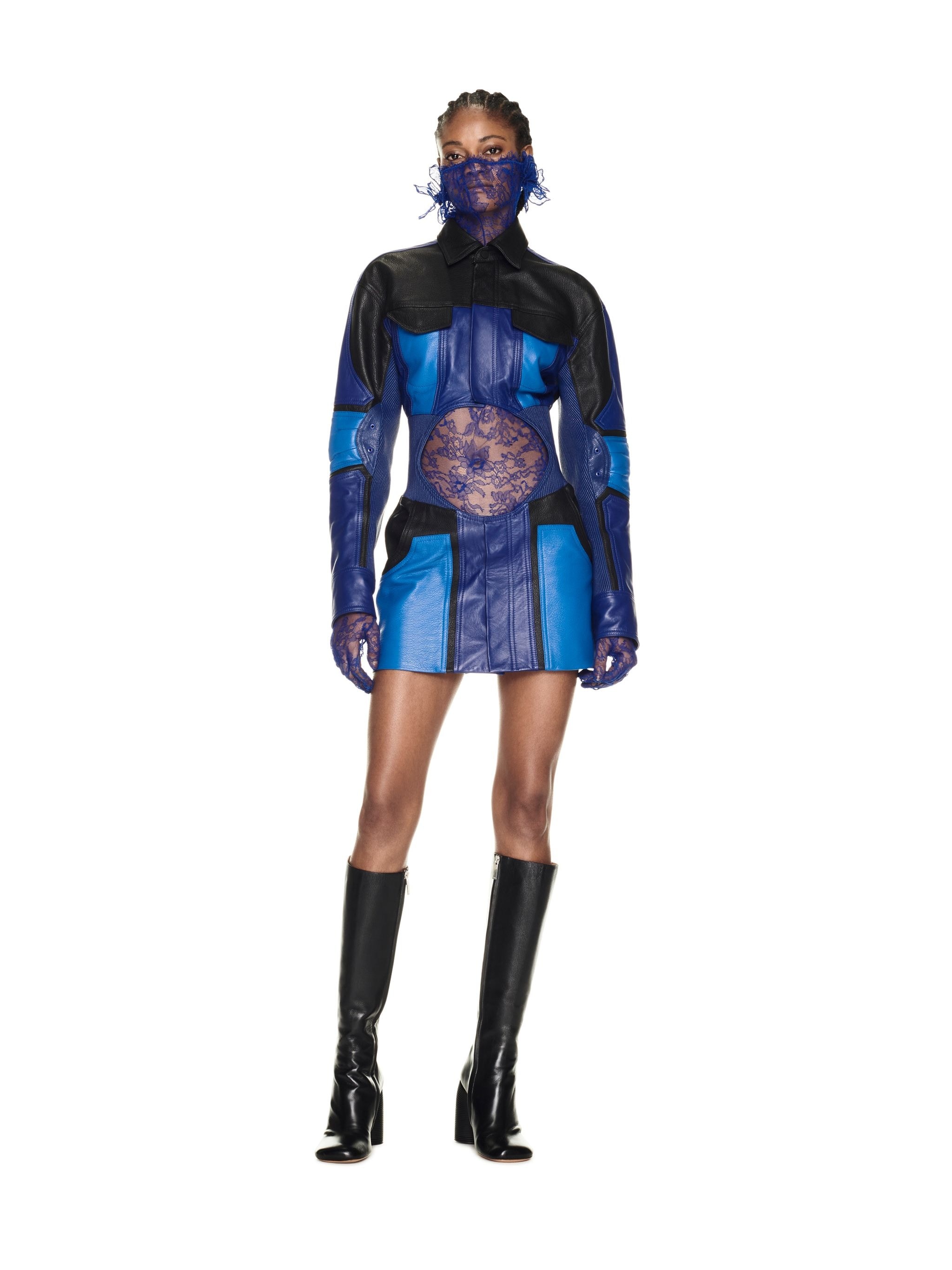 Flower Lace L/s Body W Gloves - 2