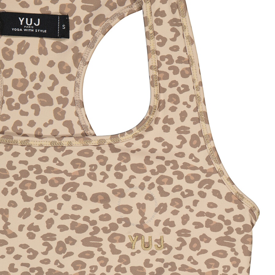Yuj - Yuj Yoga Paris Ladies Leopard Print Sports Bra - 6