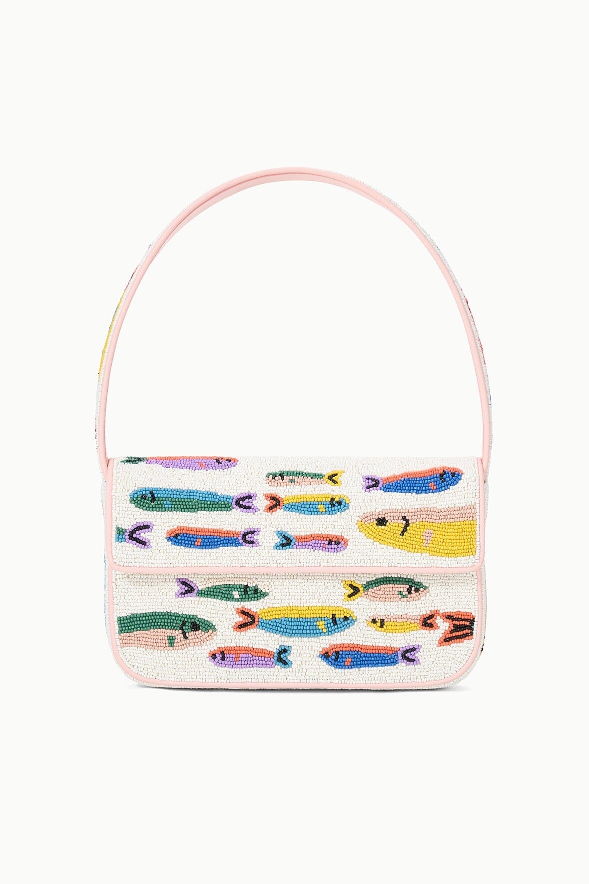 STAUD TOMMY BEADED BAG POP SARDINES - 1