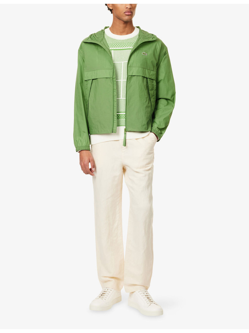 LACOSTE Packable Logo-Embellished Shell Jacket outlook
