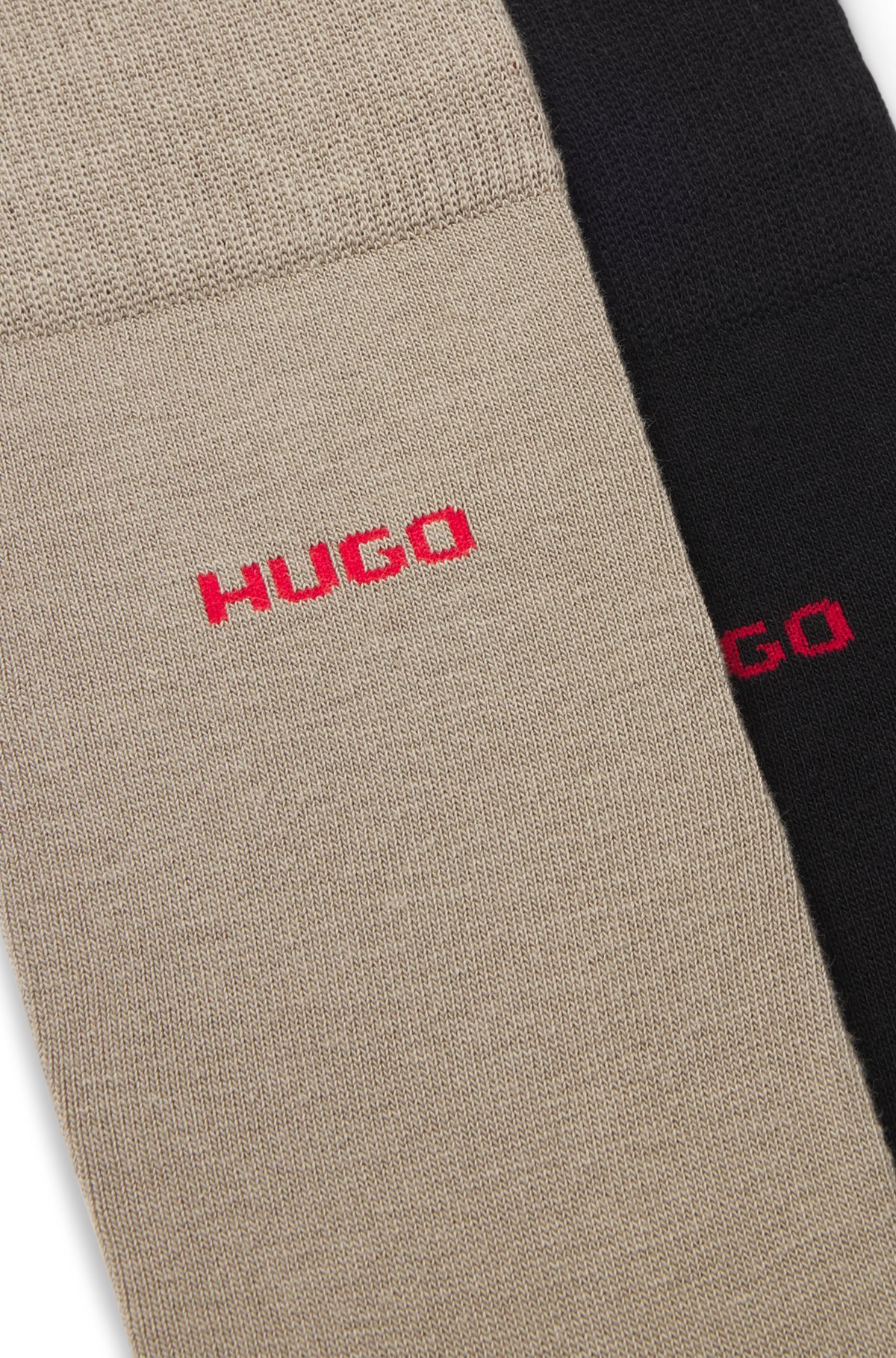 TWO-PACK OF REGULAR-LENGTH SOCKS IN STRETCH FABRIC - 2