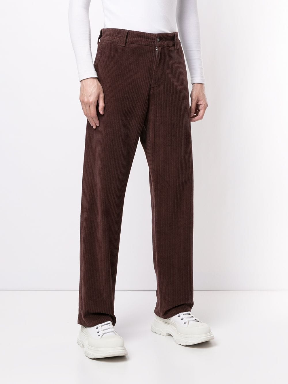 corduroy cotton trousers - 3