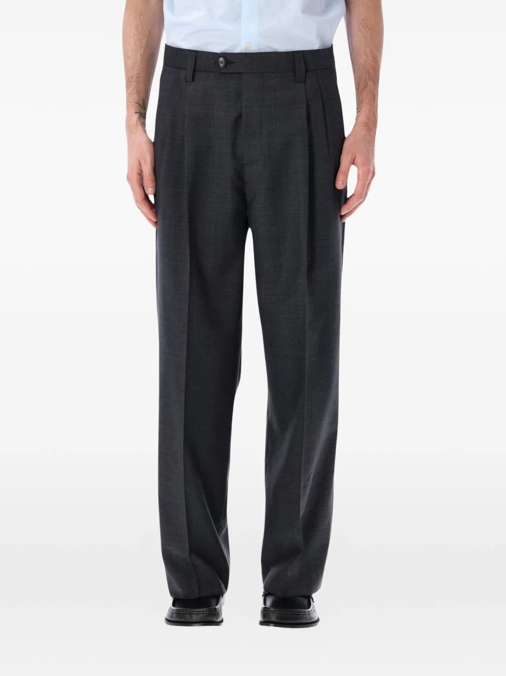 Classic pleated trousers - 1