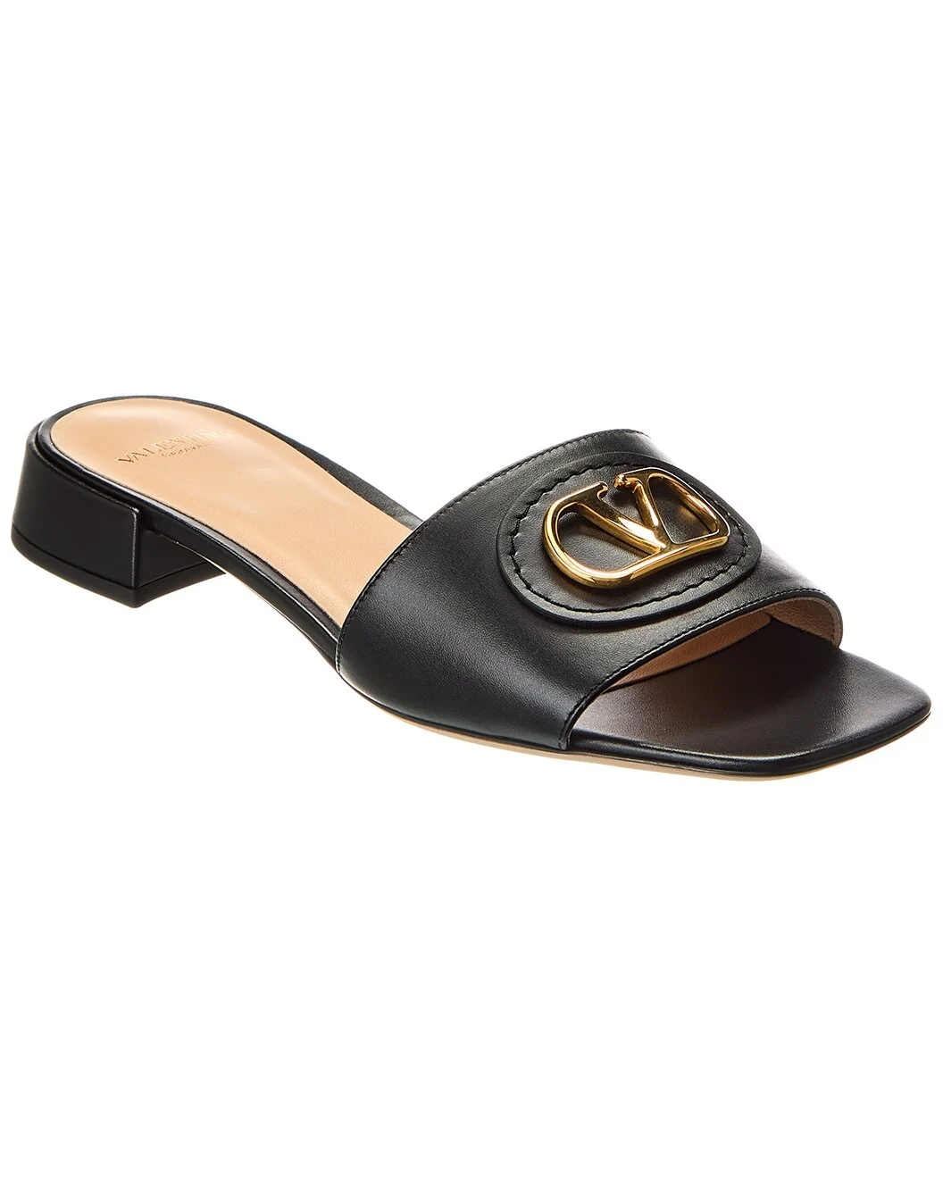 Valentino VLogo Signature Leather Sandal - 1