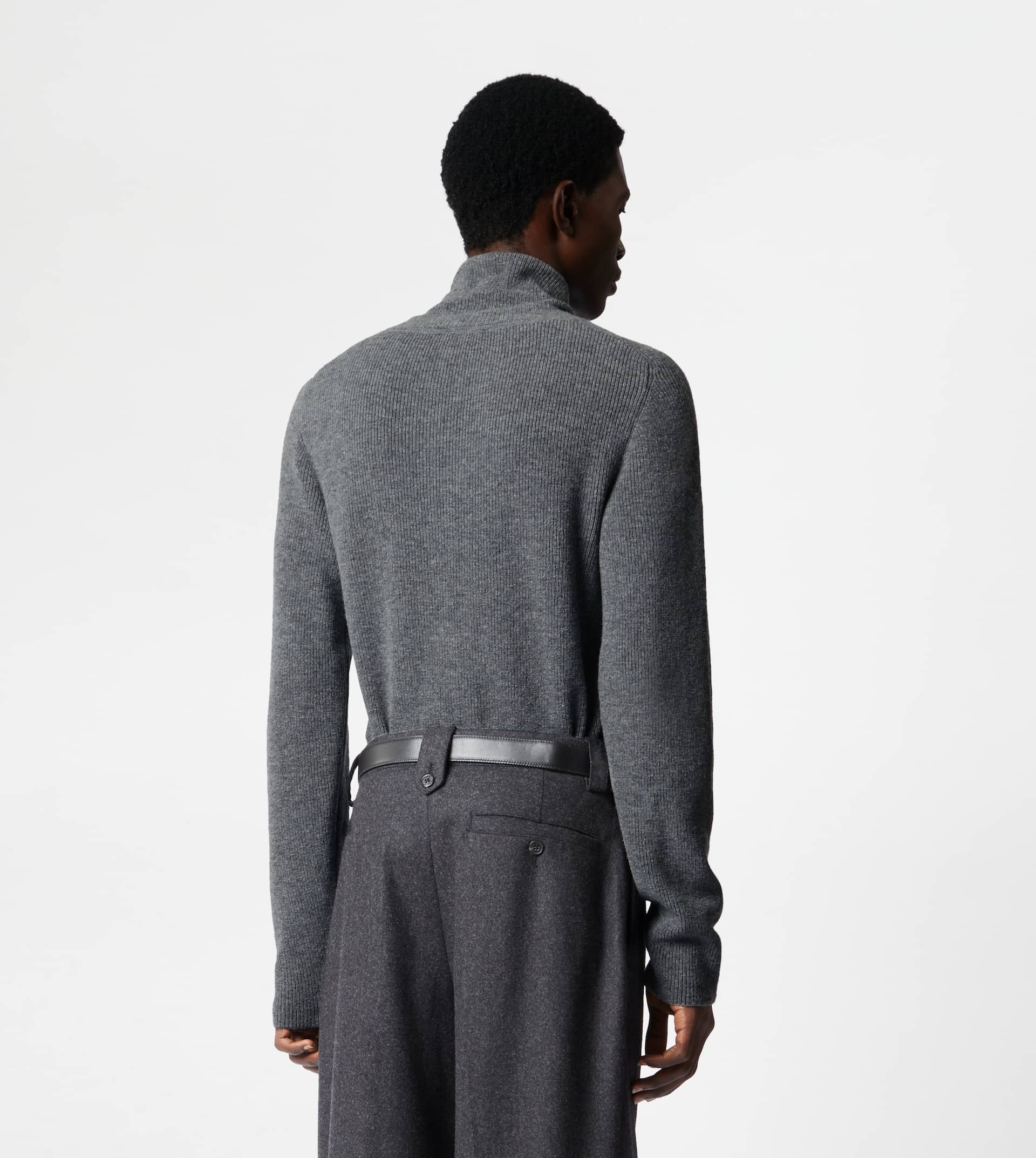 TURTLENECK IN WOOL - GREY - 7