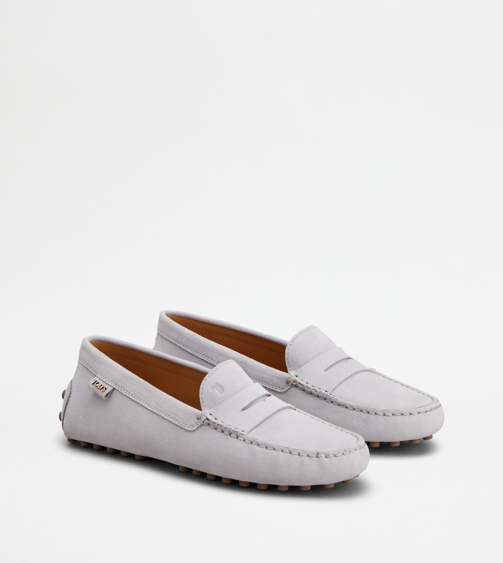GOMMINO DRIVING SHOES IN SUEDE - GREY - 2