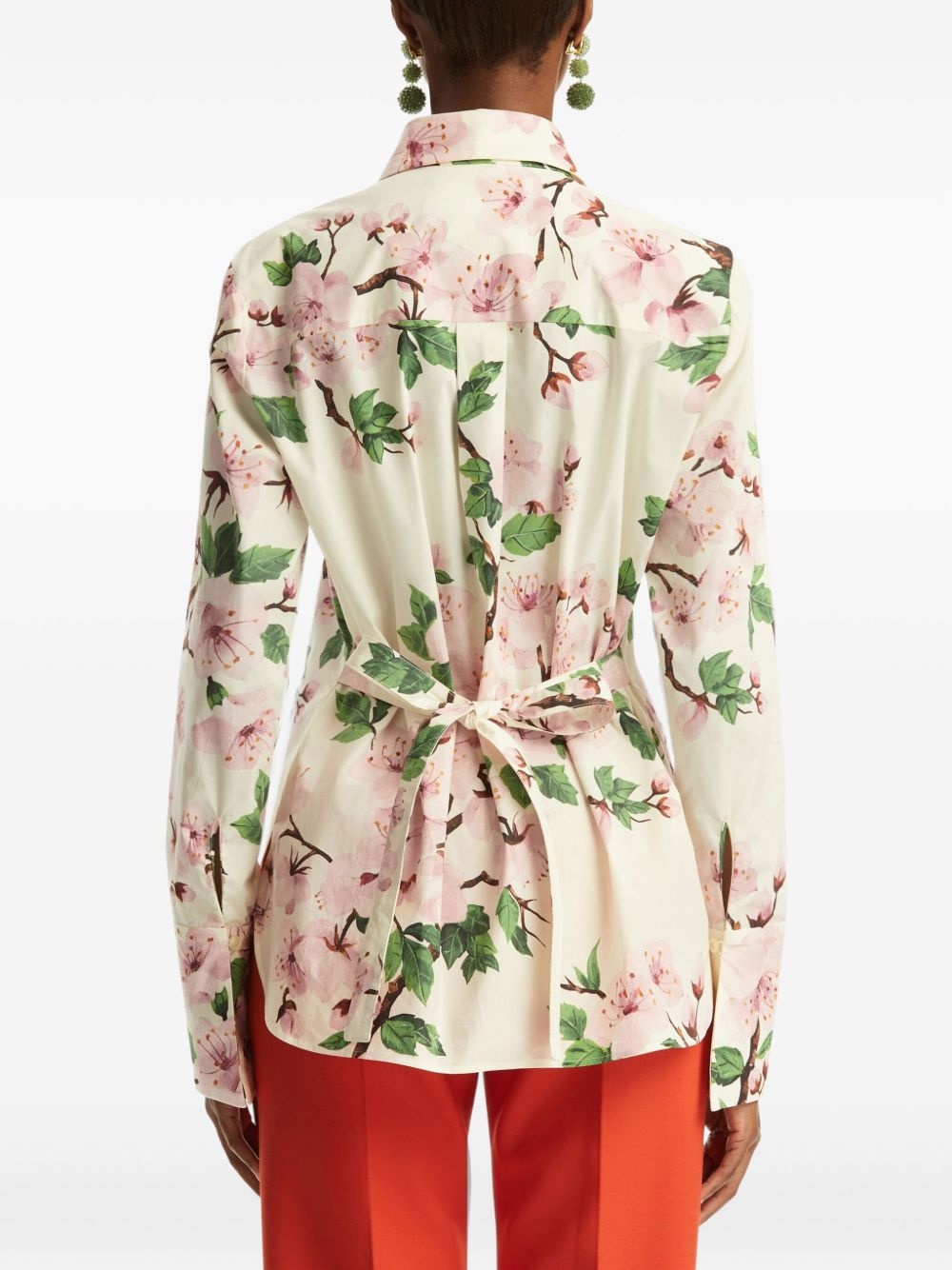 printed poplin shirt - 5