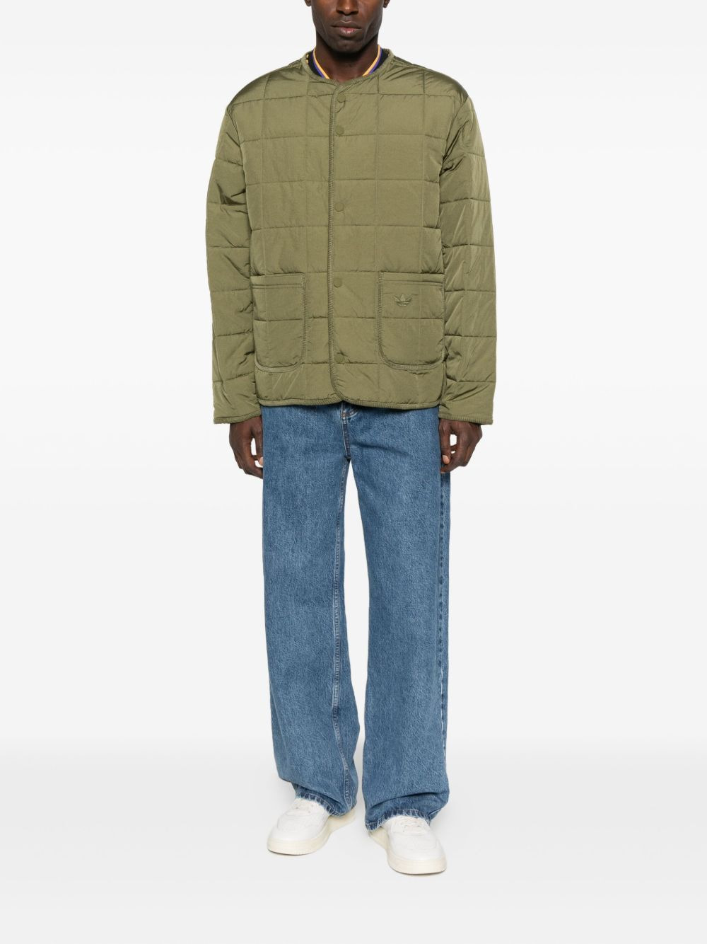 quilted buttoned jacket - 2