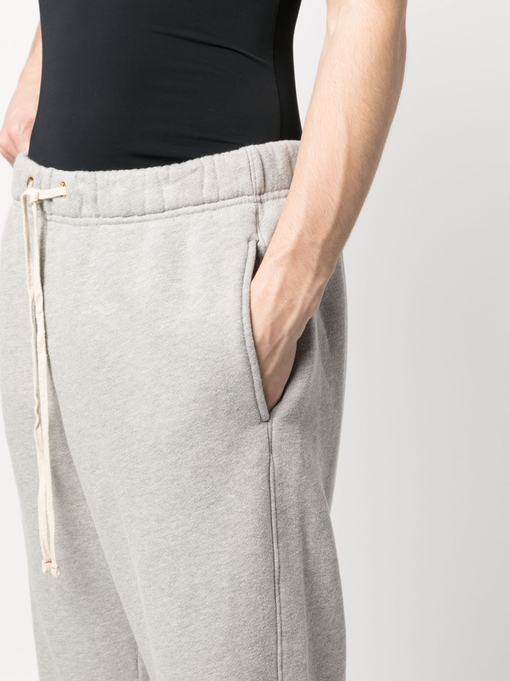 drawstring-fastening waist trousers - 5