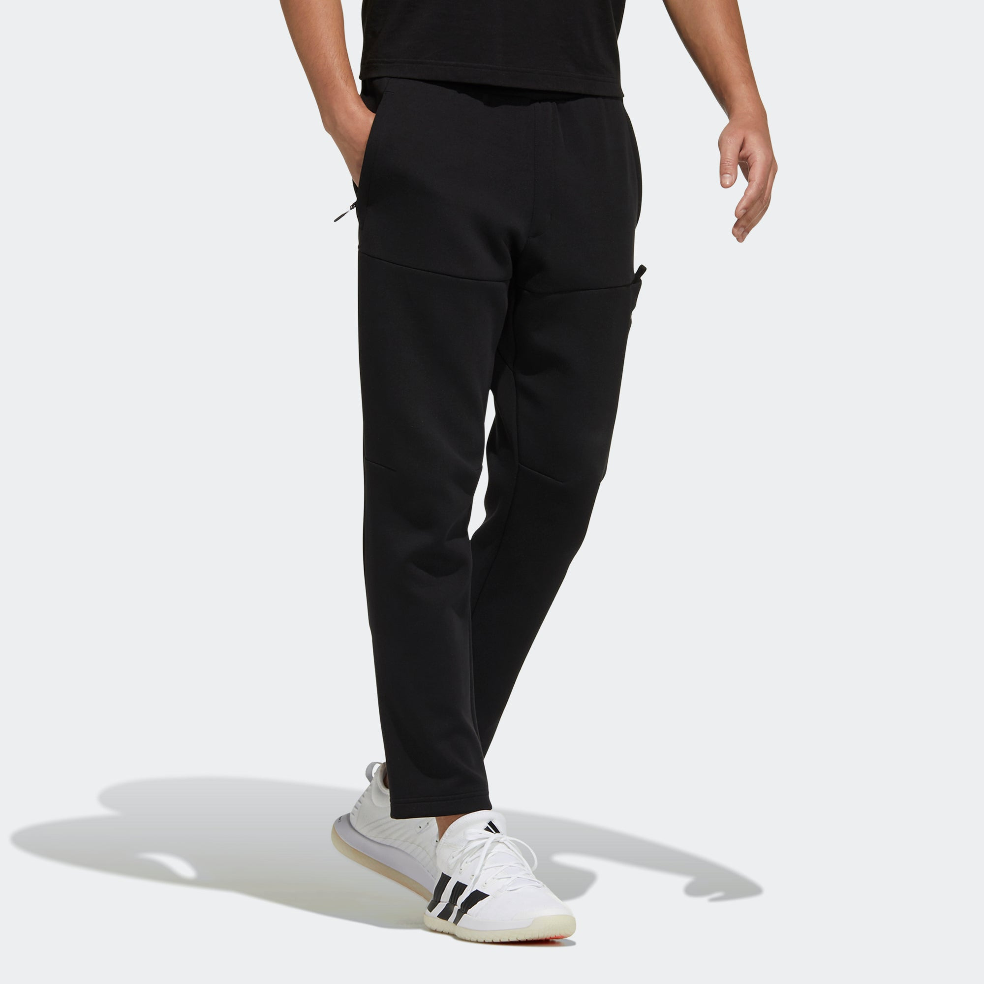 Men's adidas Th Dk Reg Pnts Cargo Pocket Sports Pants/Trousers/Joggers Black H39345 - 4