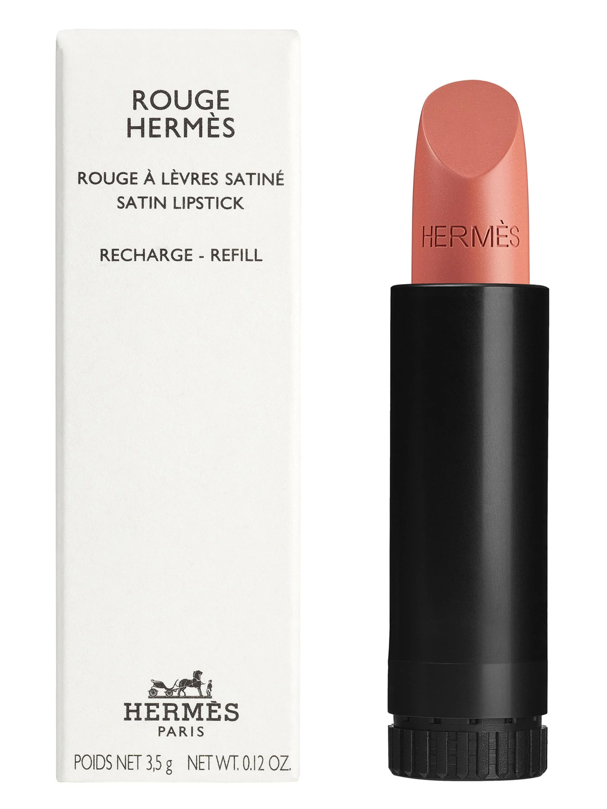 Women's Rouge Hermès Satin Lipstick Refill - 17 Beige Ebloui - 1