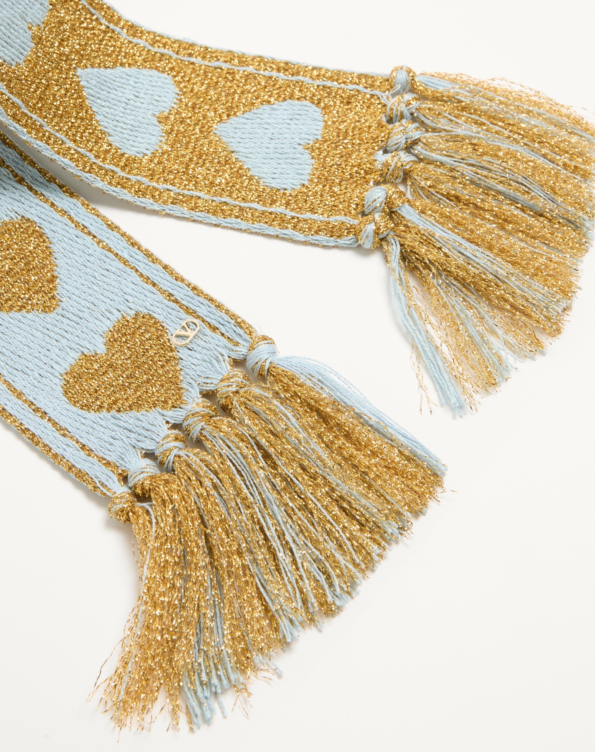 ANTIBES SCARF WITH METALLIC FIBER - 4