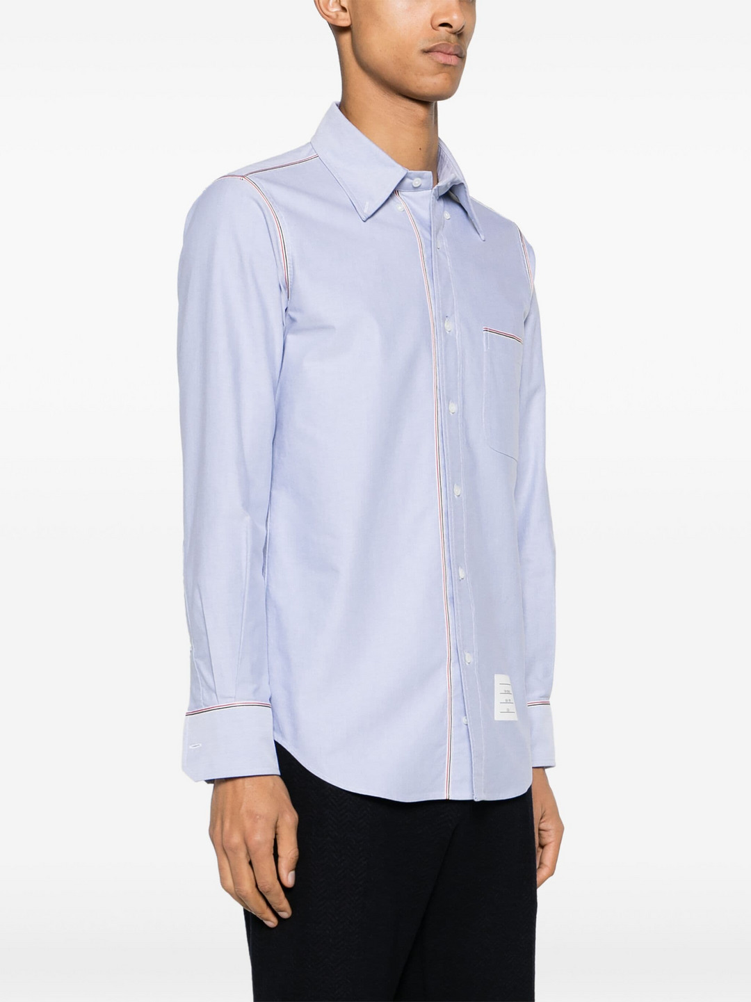 Oxford Grosgrain Framing Shirt - 2