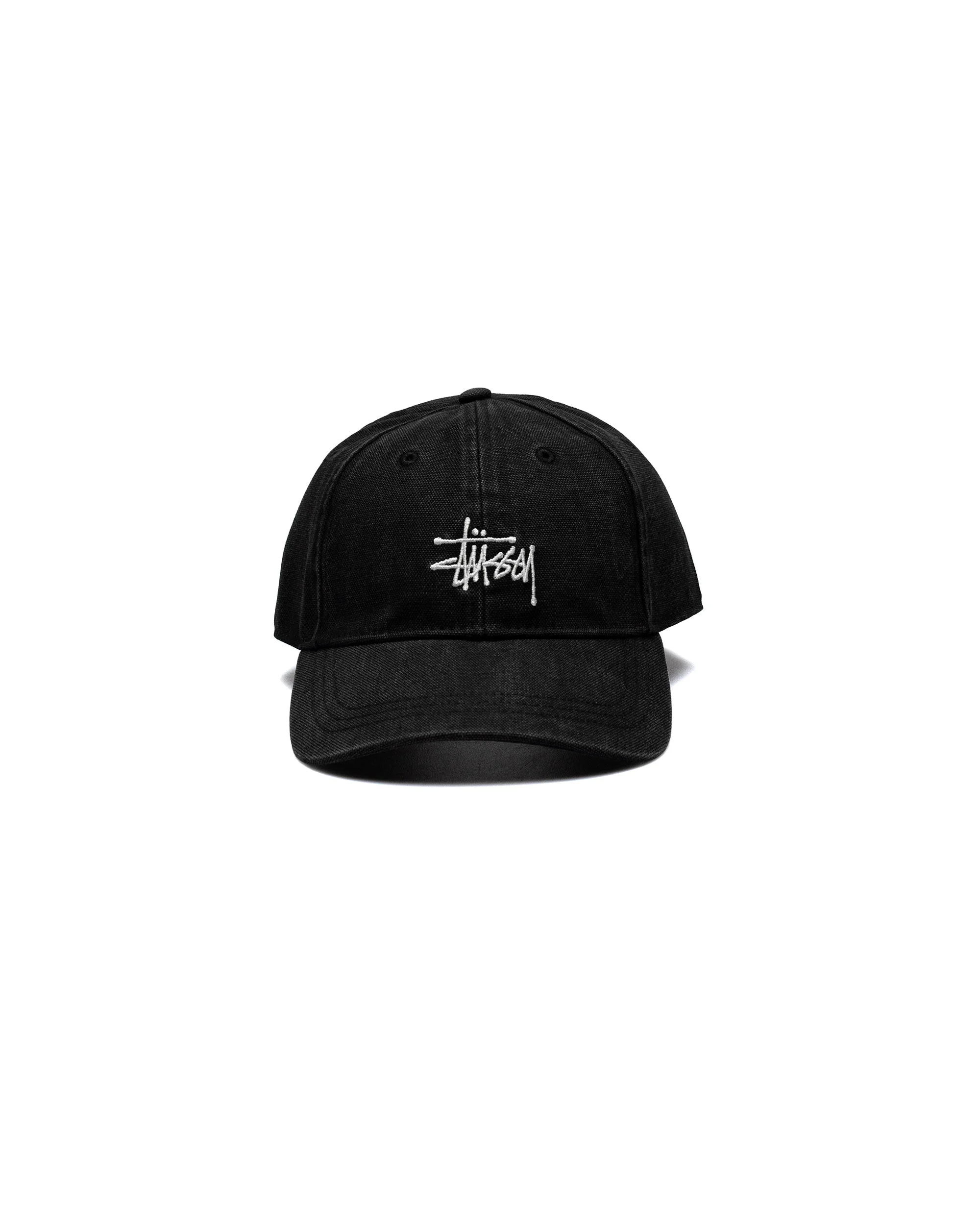 Stüssy Washed Basic Stüssy Cap Black - 1