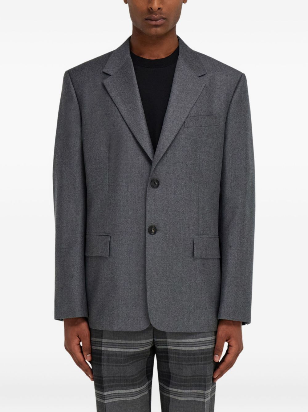 two-button single-breasted blazer - 3