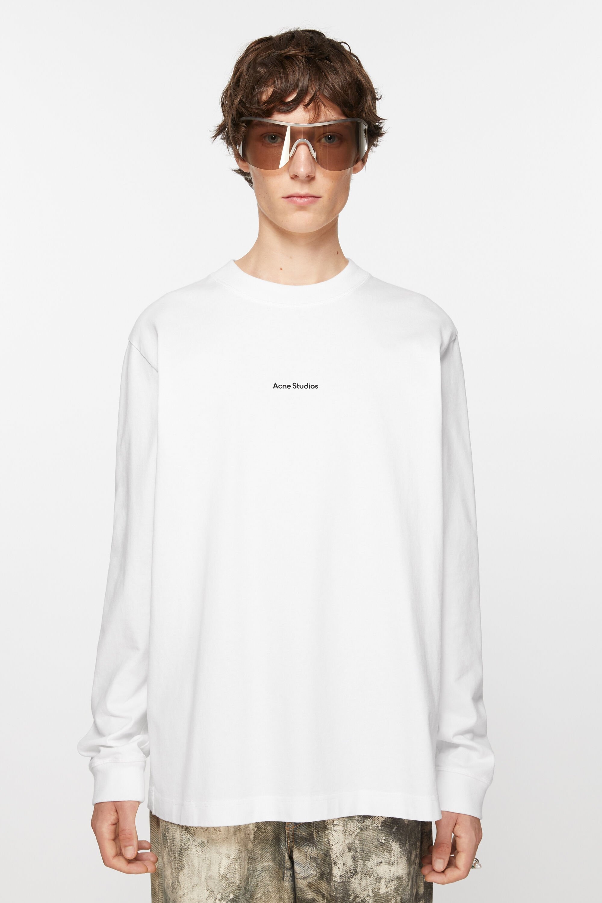 Logo long sleeve t-shirt - Optic White - 2