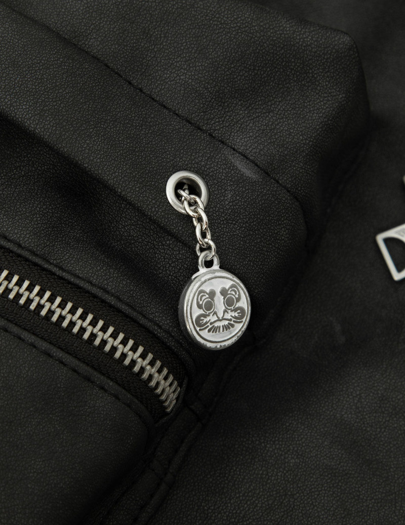 SEAGULL EMBROIDERY VEGAN LEATHER BACKPACK 6