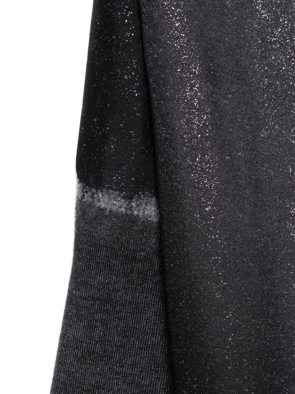 glitter-detail frayed scarf - 2