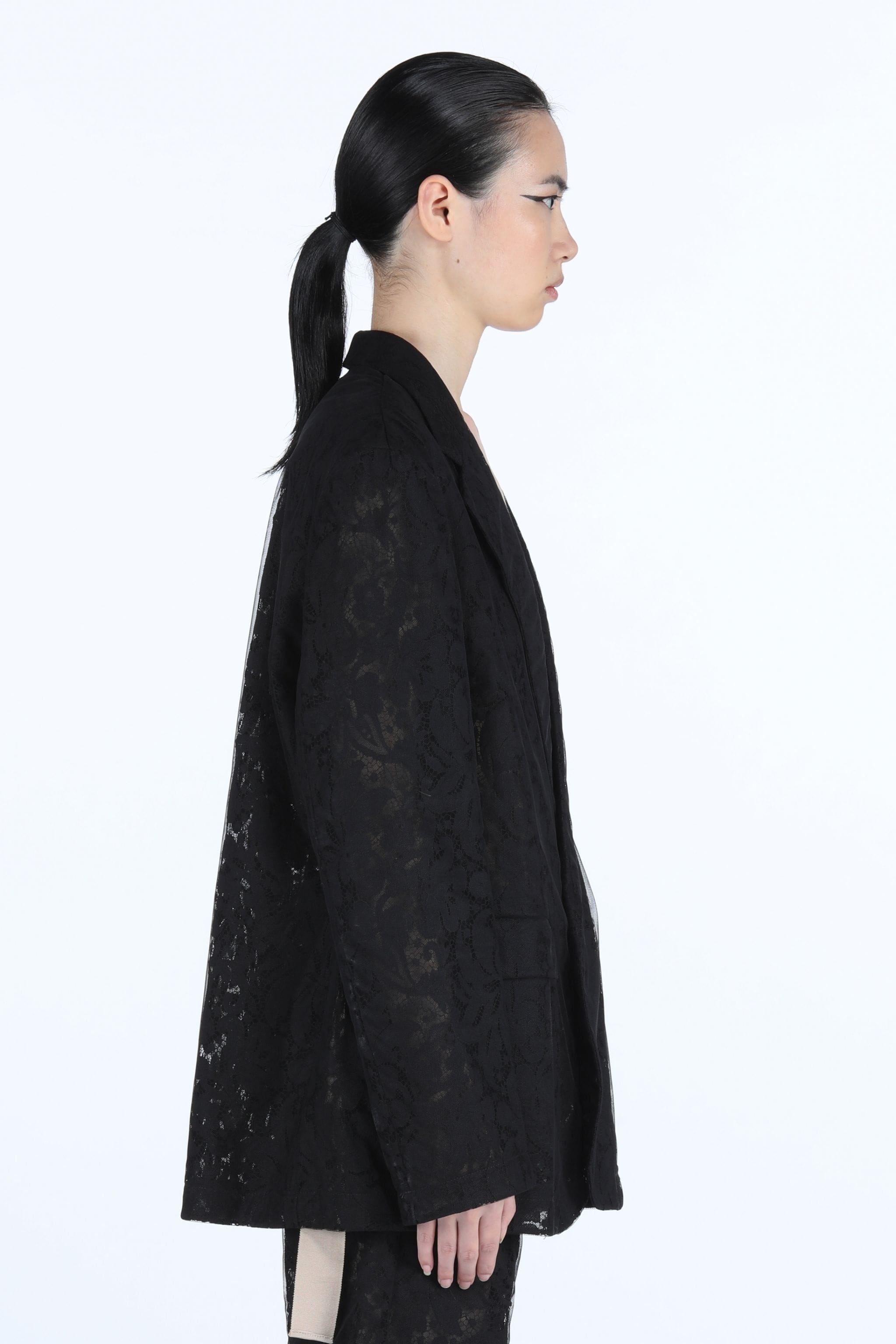 OVERSIZED LACE BLAZER - 3