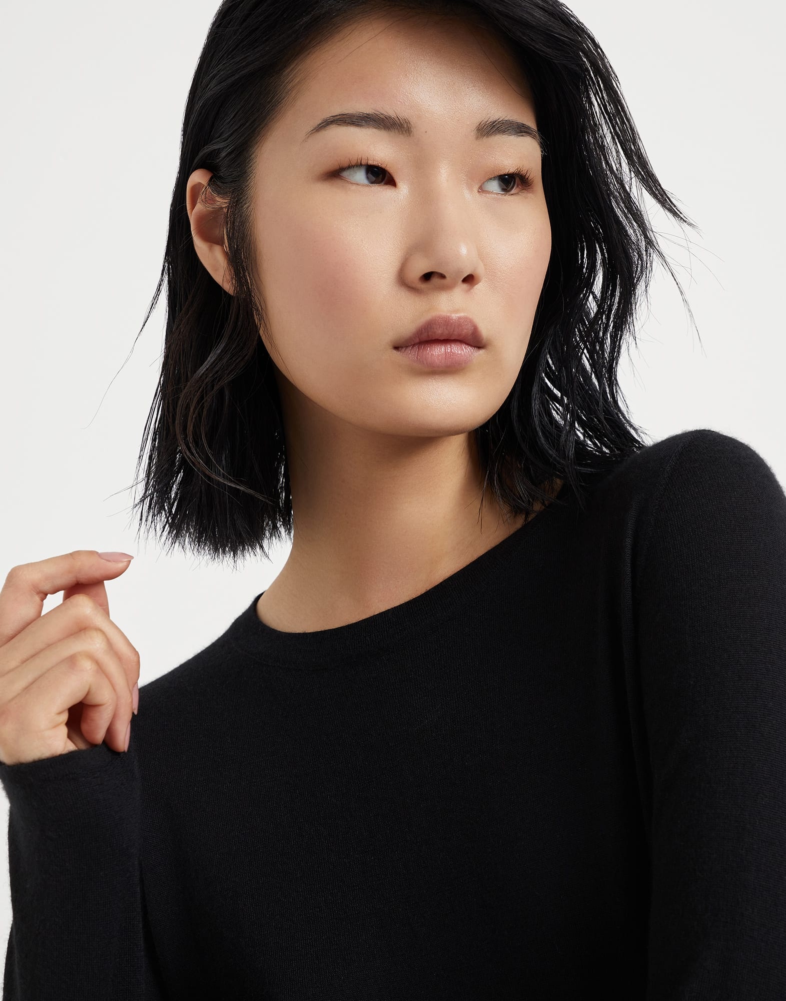 Cashmere and silk lightweight sweater - 3