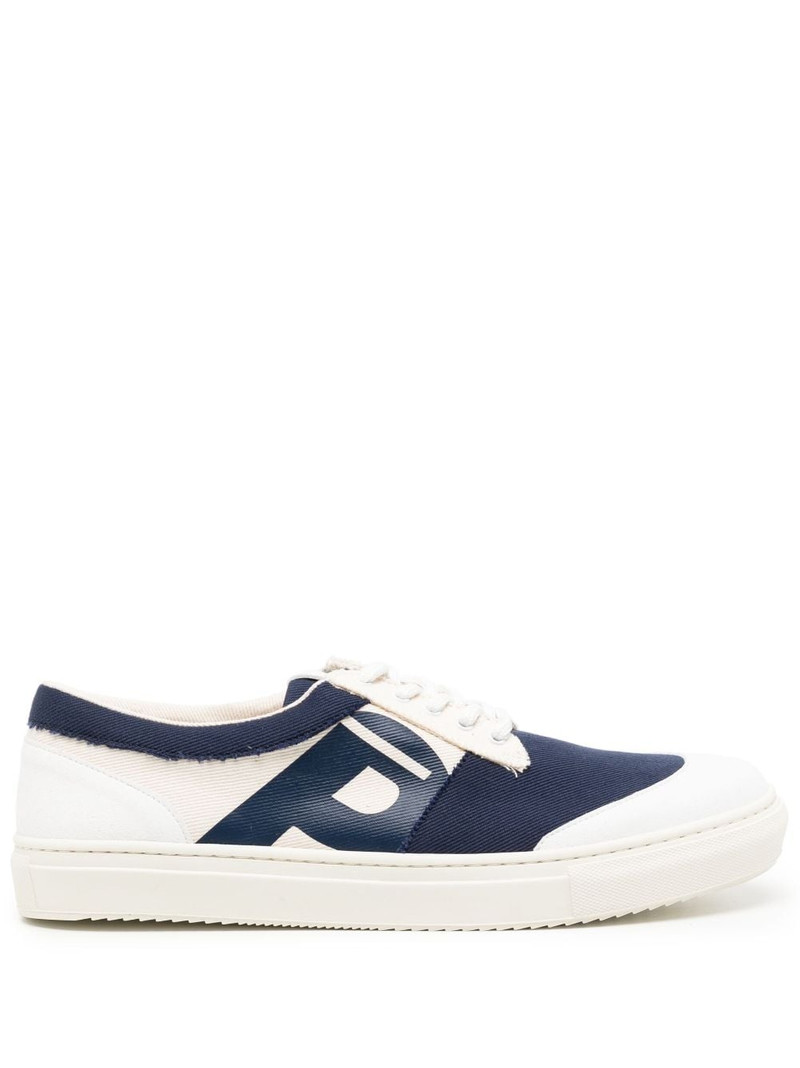 logo-print low-top sneakers 1
