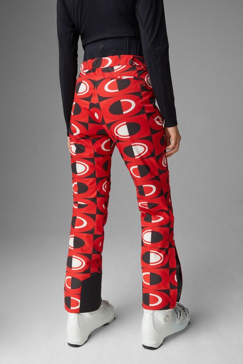 Maren Ski pants in Red/Black - 3