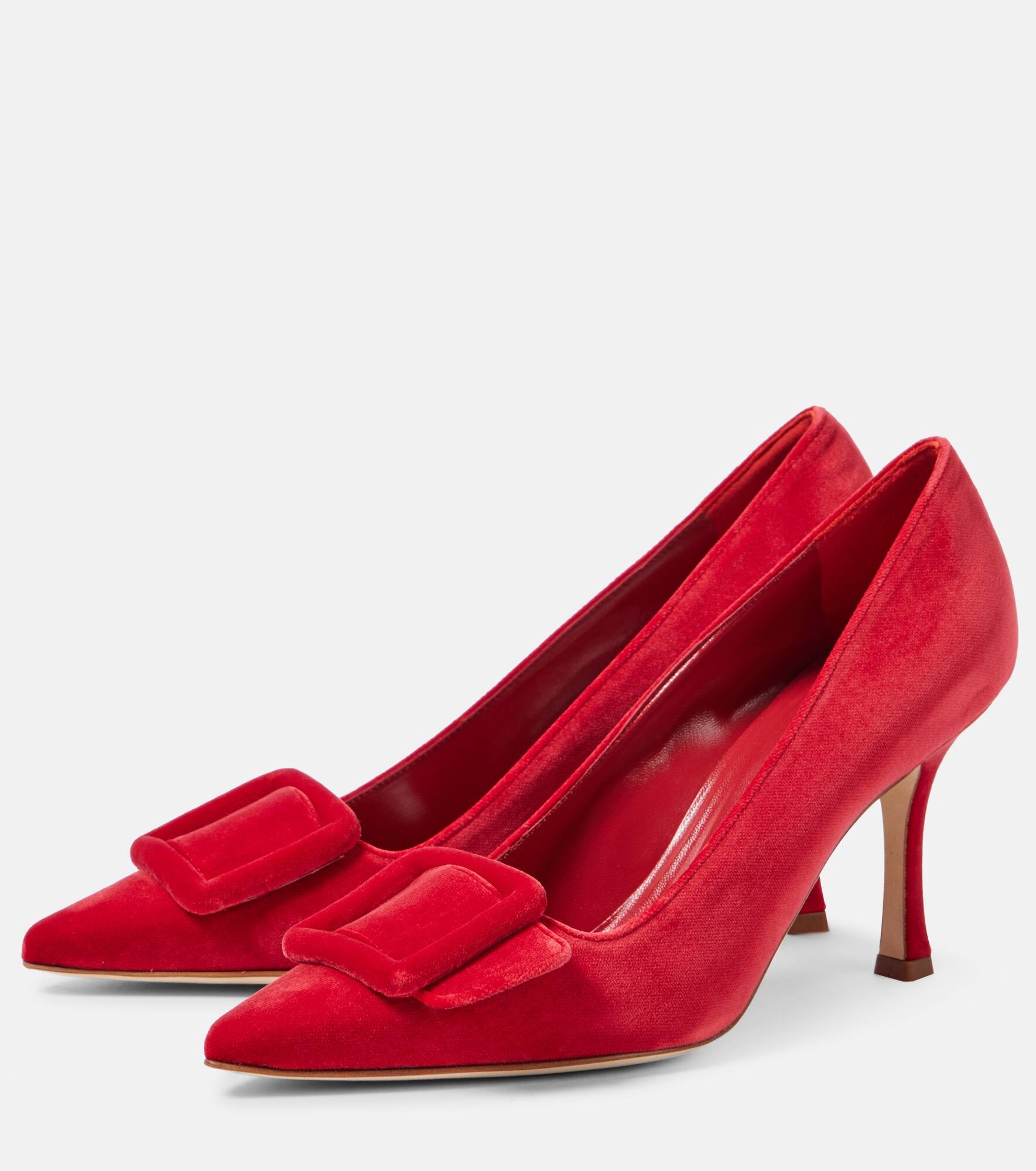 Maysale velvet pumps - 5