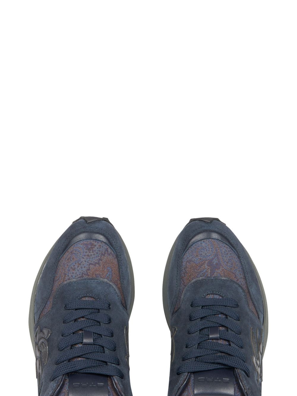 paisley-motif sneakers - 3