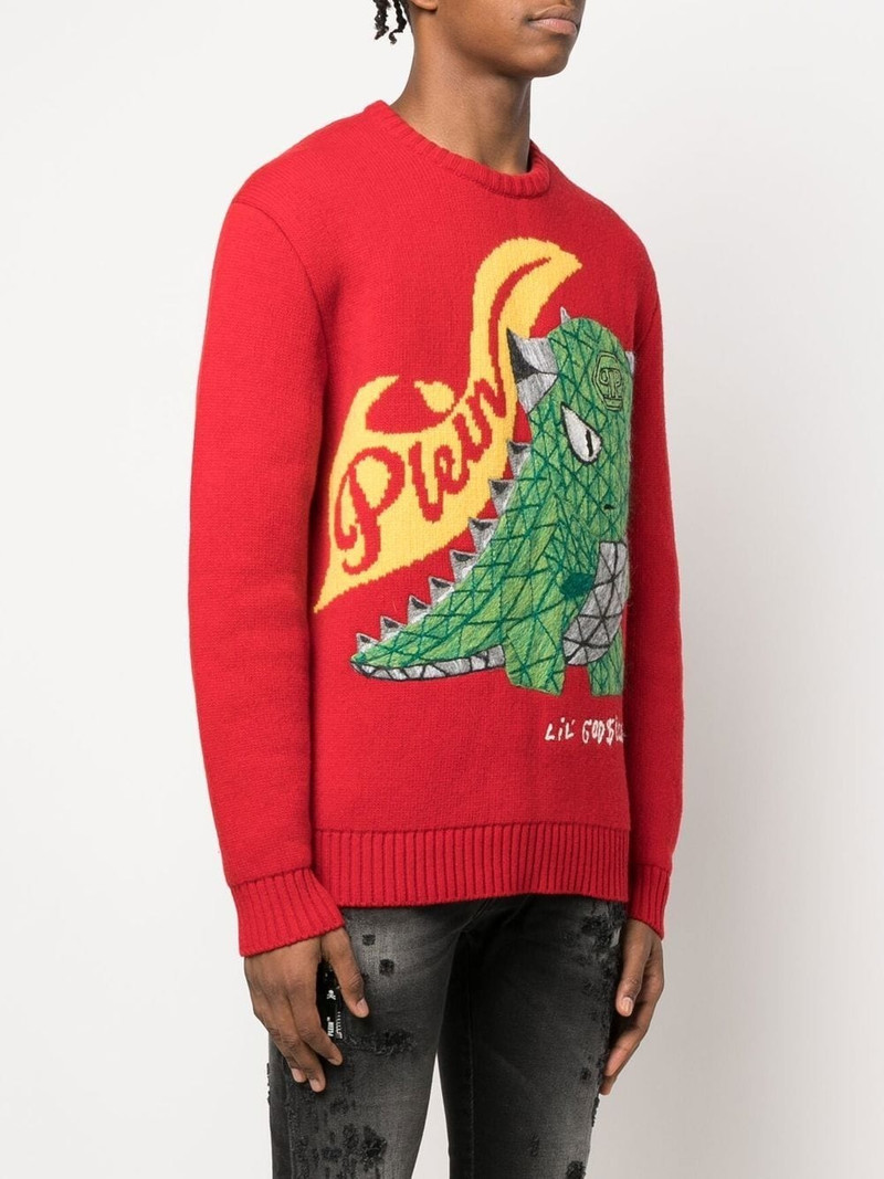dinosaur-motif jumper 3