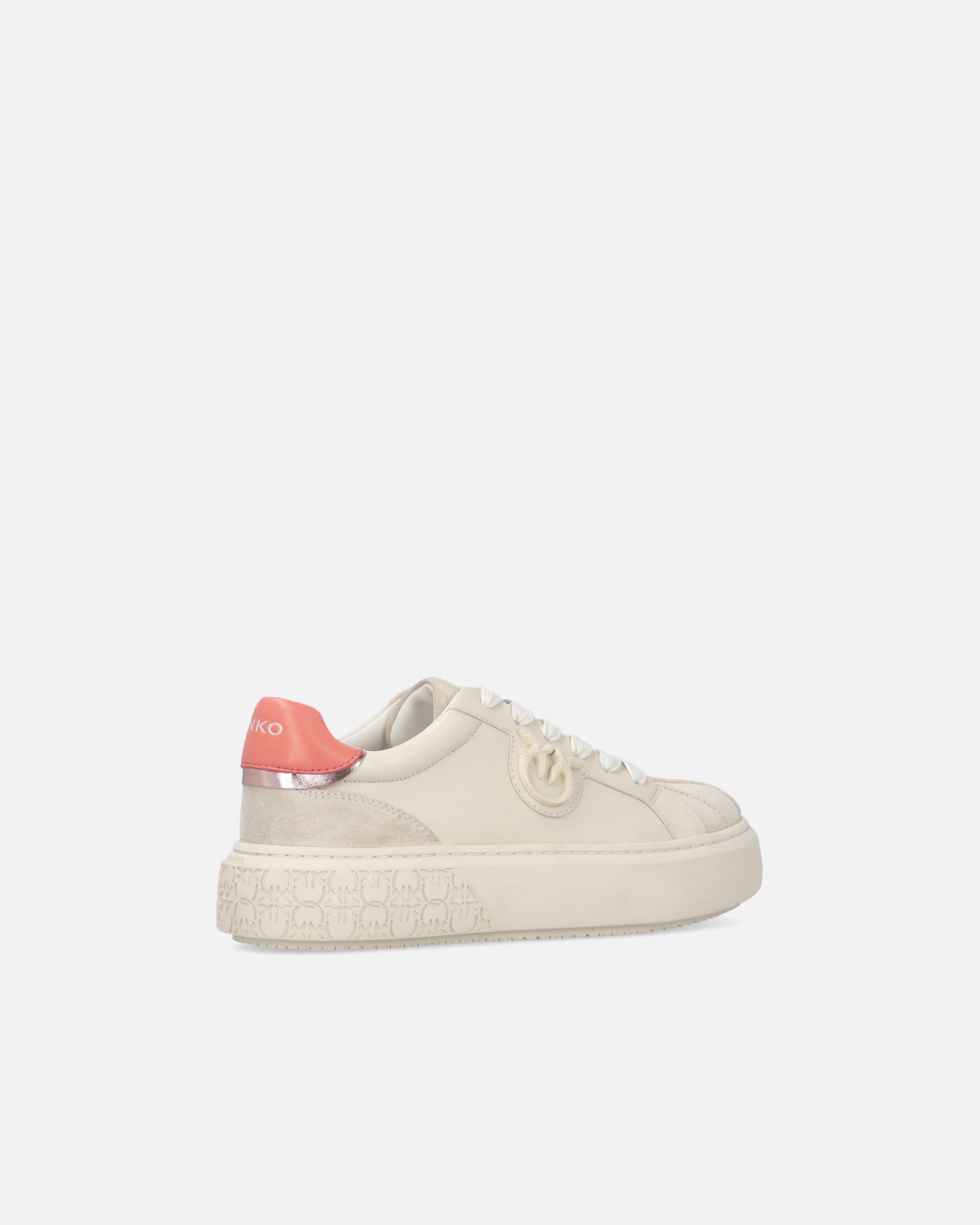 SNEAKERS WITH PLATFORM SOLE AND COLORED HEEL - 3