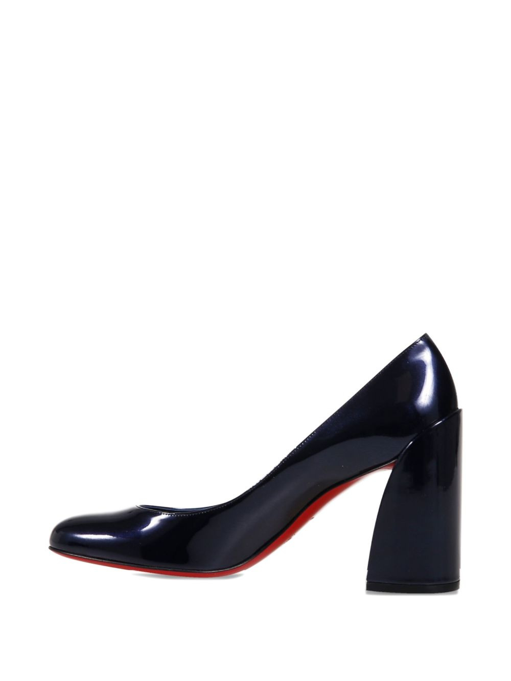 Miss Sab block-heel patent pumps (85mm) - 3