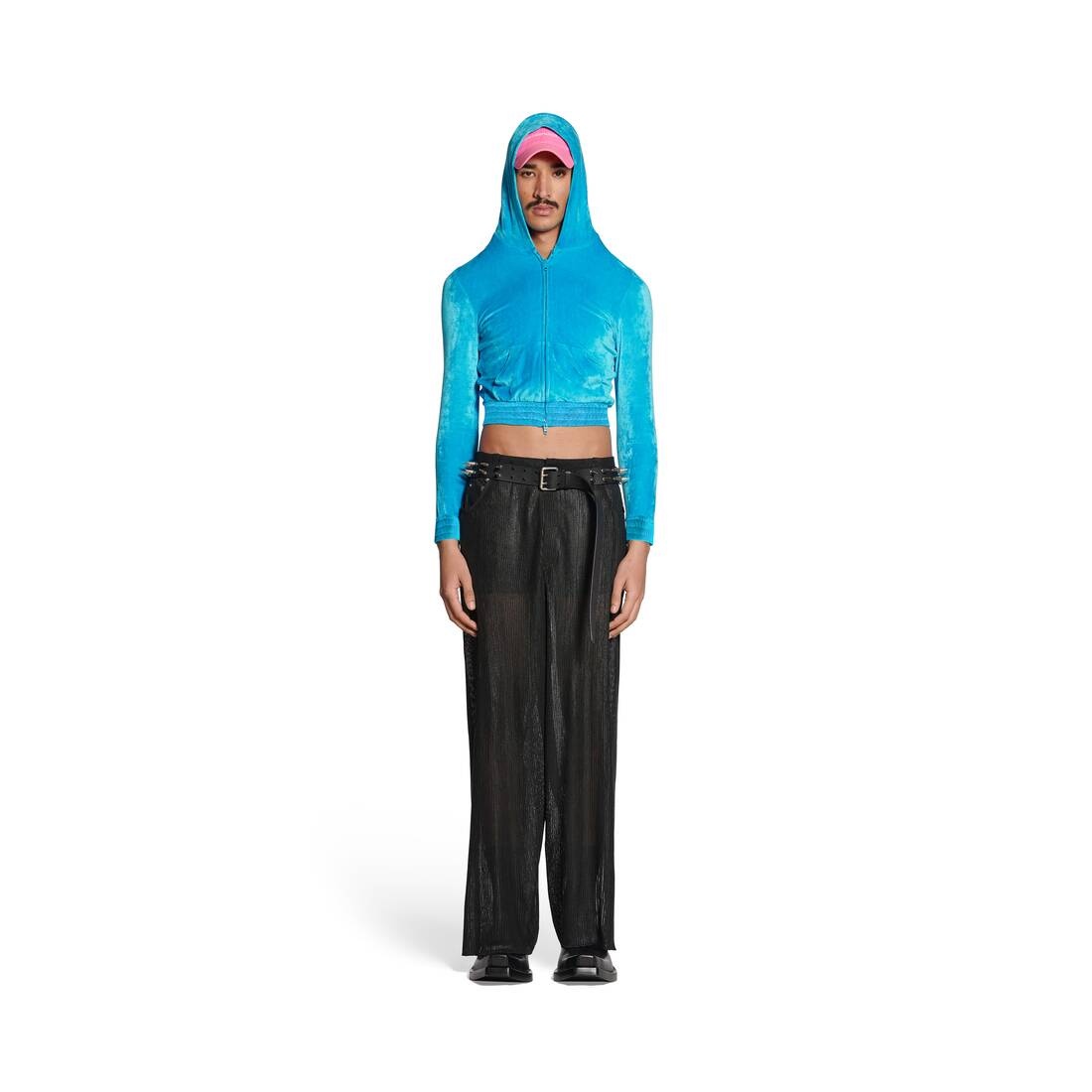 Transparent Pants in Black - 2