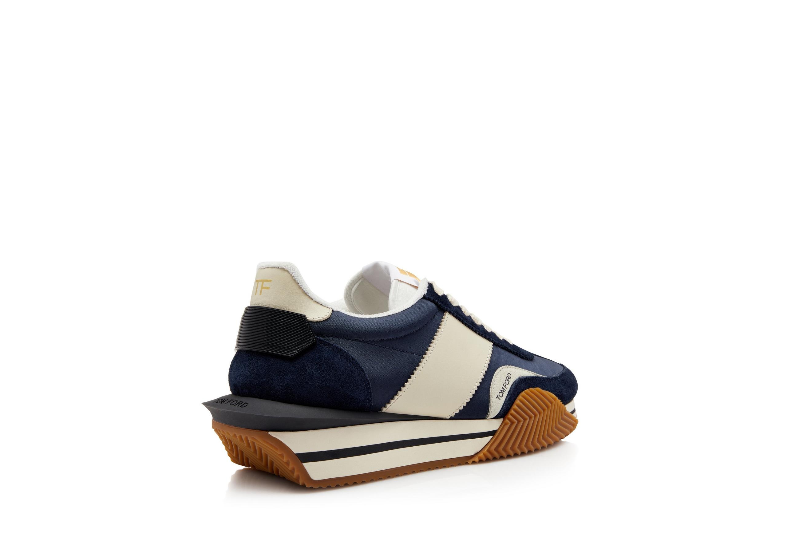 SUEDE TECHNICAL FABRIC JAMES SNEAKER - 3