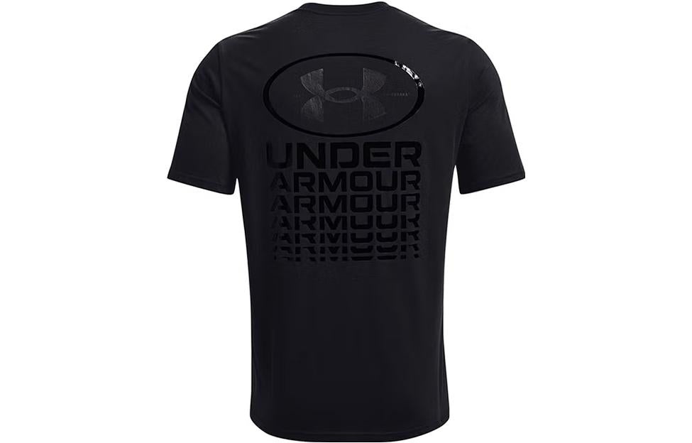 Under Armour Repeat Graphics T-shirt 'Black' 1371264-001 - 2
