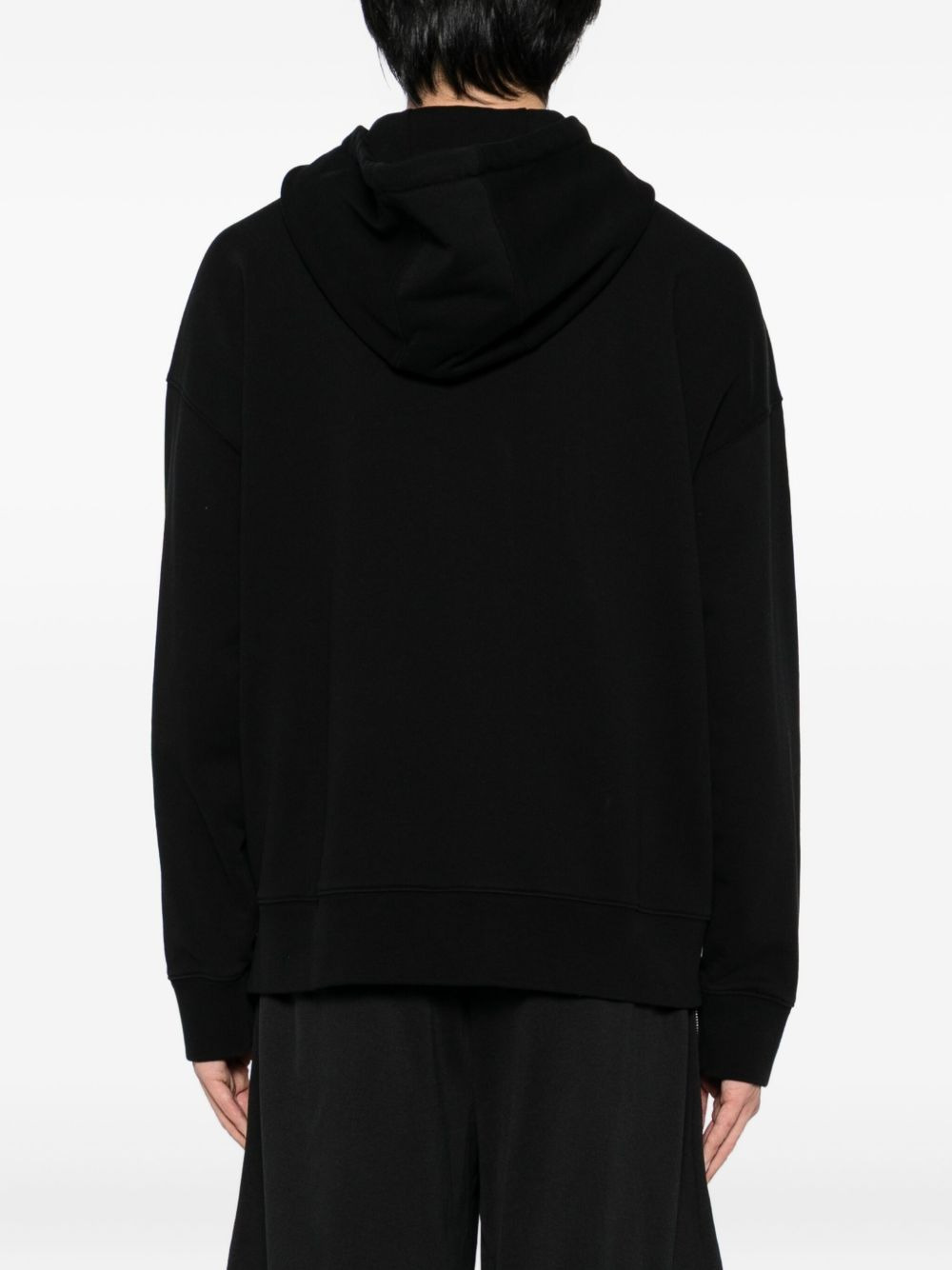 fox-head patch hoodie - 4