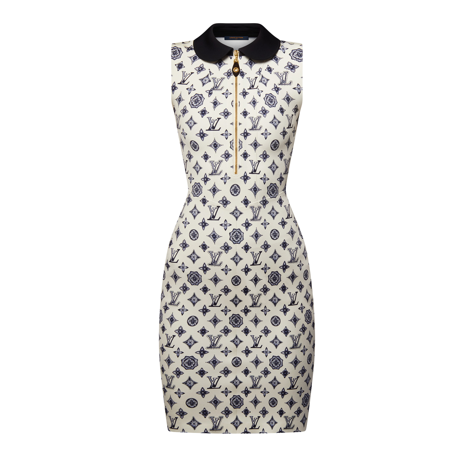Monogram Fitted Dress - 1