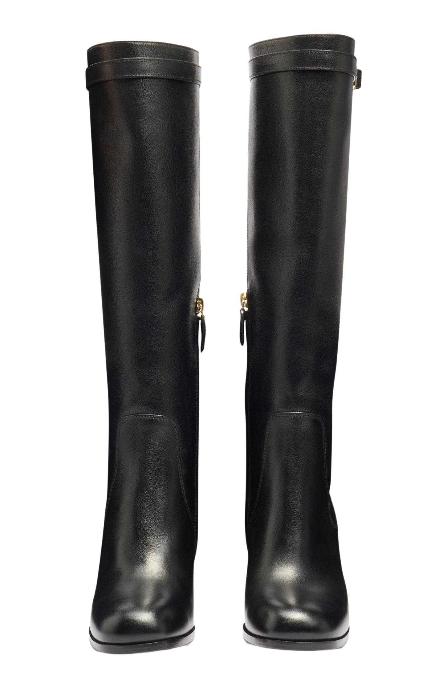 Santoni Leather high-heel boot in Black at Nordstrom - 3