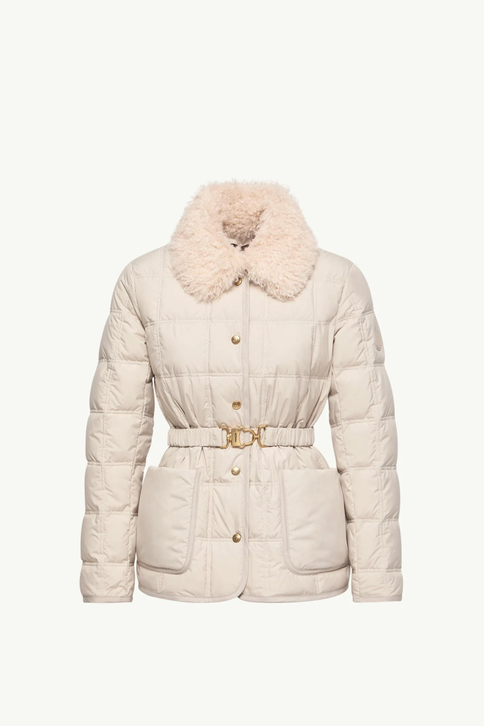 Cygnes Belted Short Down Jacket - 1