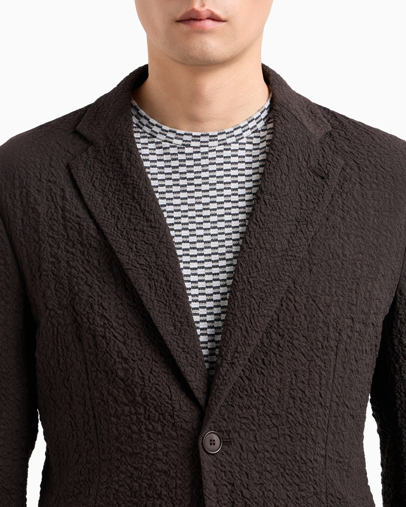 STRETCH VIRGIN WOOL SINGLE-BREASTED, JACKET 5